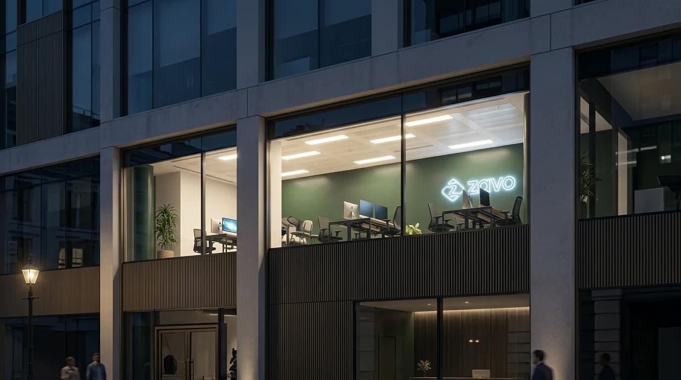 The Zavo team at our office